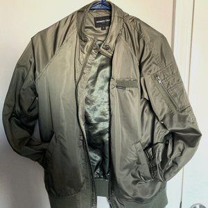 MEMBERS ONLY SMALL WOMEN SATIN BOYFRIEND JACKET